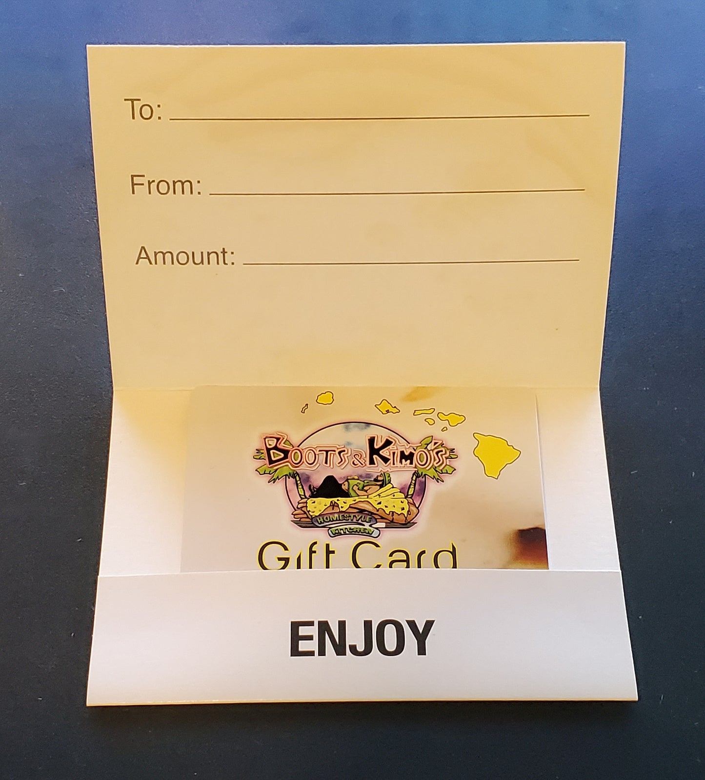 B&K gift card