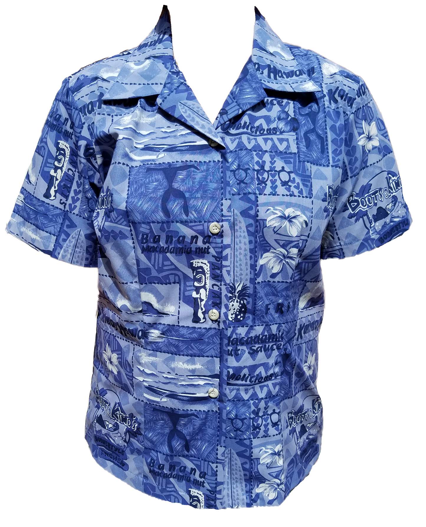 B&K womens Aloha shirt
