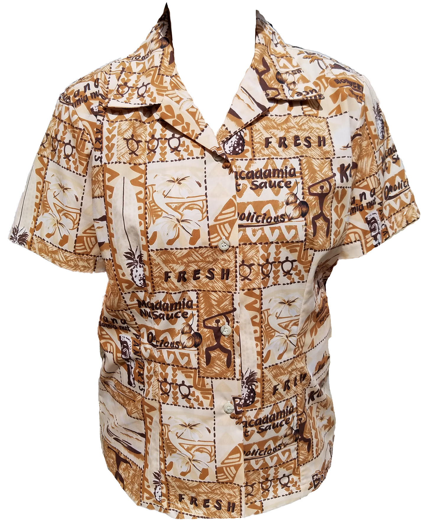 B&K womens Aloha shirt