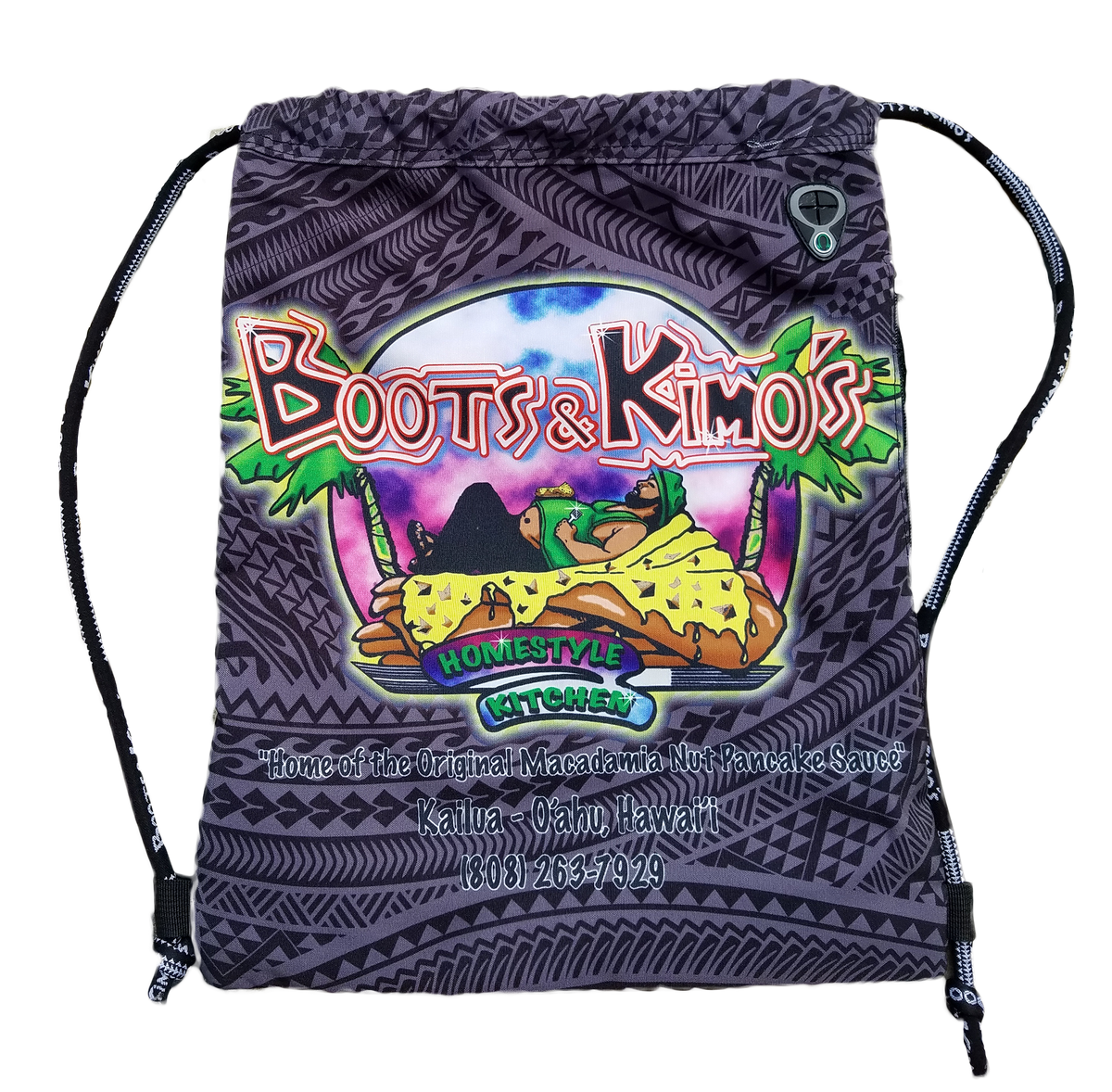  American Logo Drawstring bag (L) ba-ga-kingu Burger King LJK  – L023 : Office Products