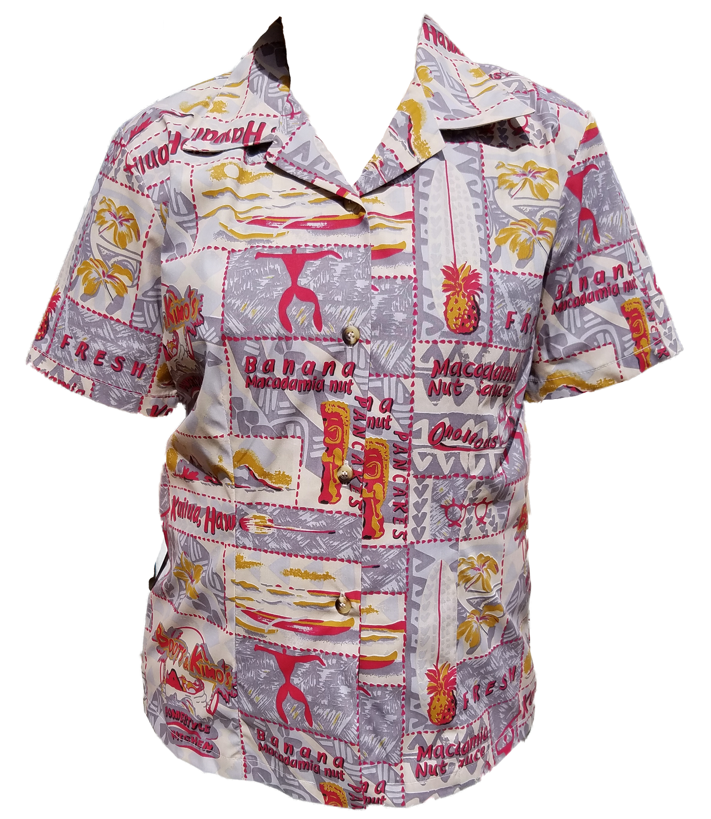 B&K womens Aloha shirt