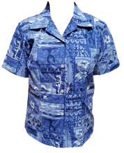 B&K womens Aloha shirt